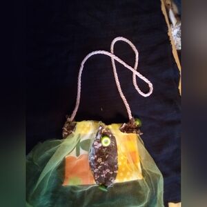 Faery Realm Adventures Handmade Purse Bag Crossbody Fairy Wide Small NWT